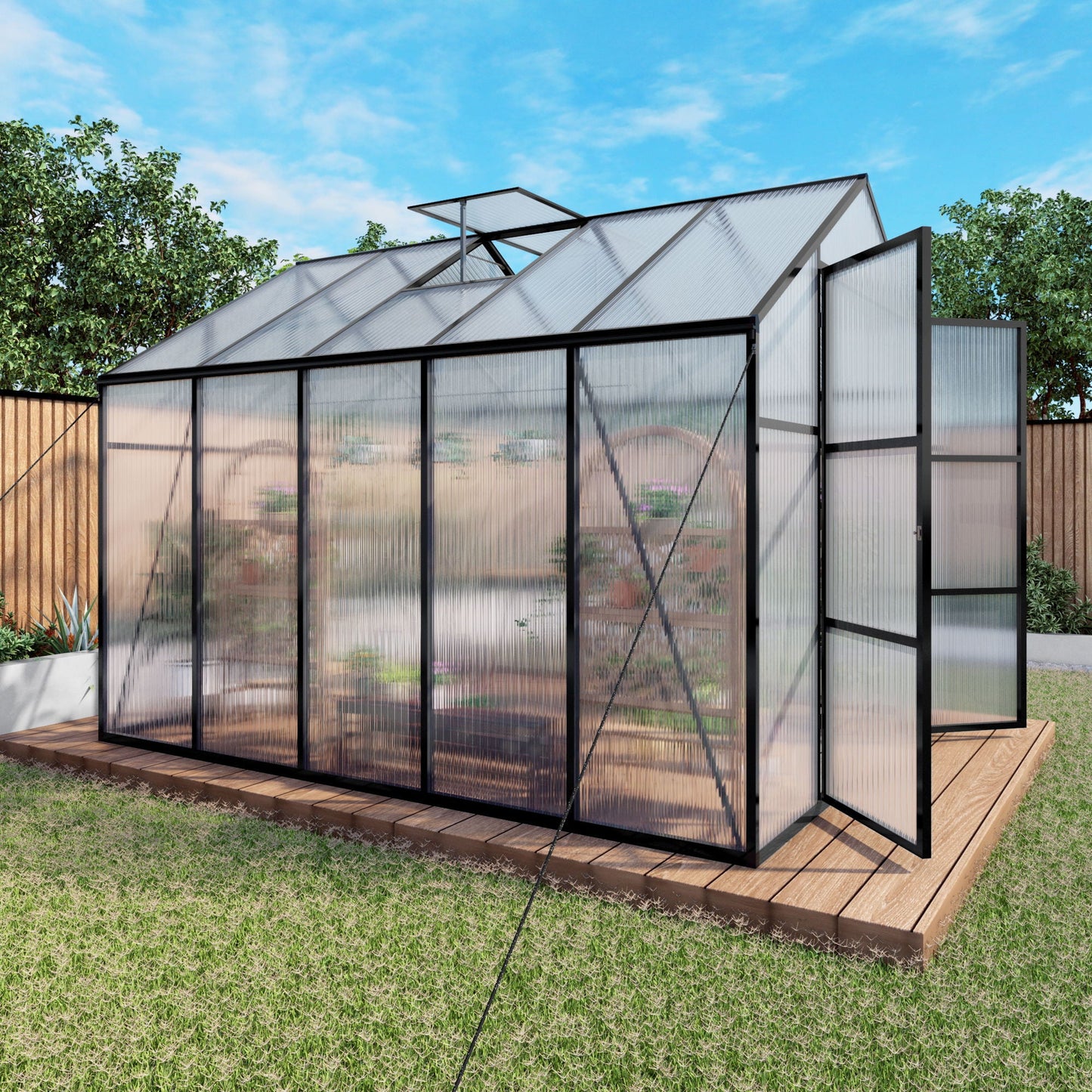 Windproof and All Season Garden Greenhouse