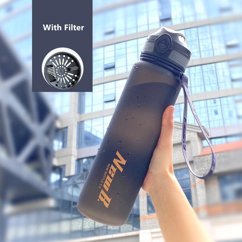 Stevvex stainless steel insulated water bottle with vacuum double-wall black 650-1500ml, strap on Tampa Home & Garden Store