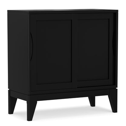 Harper low storage cabinet black by HouseOfZazla, accent cabinet on Tampa Home & Garden Store