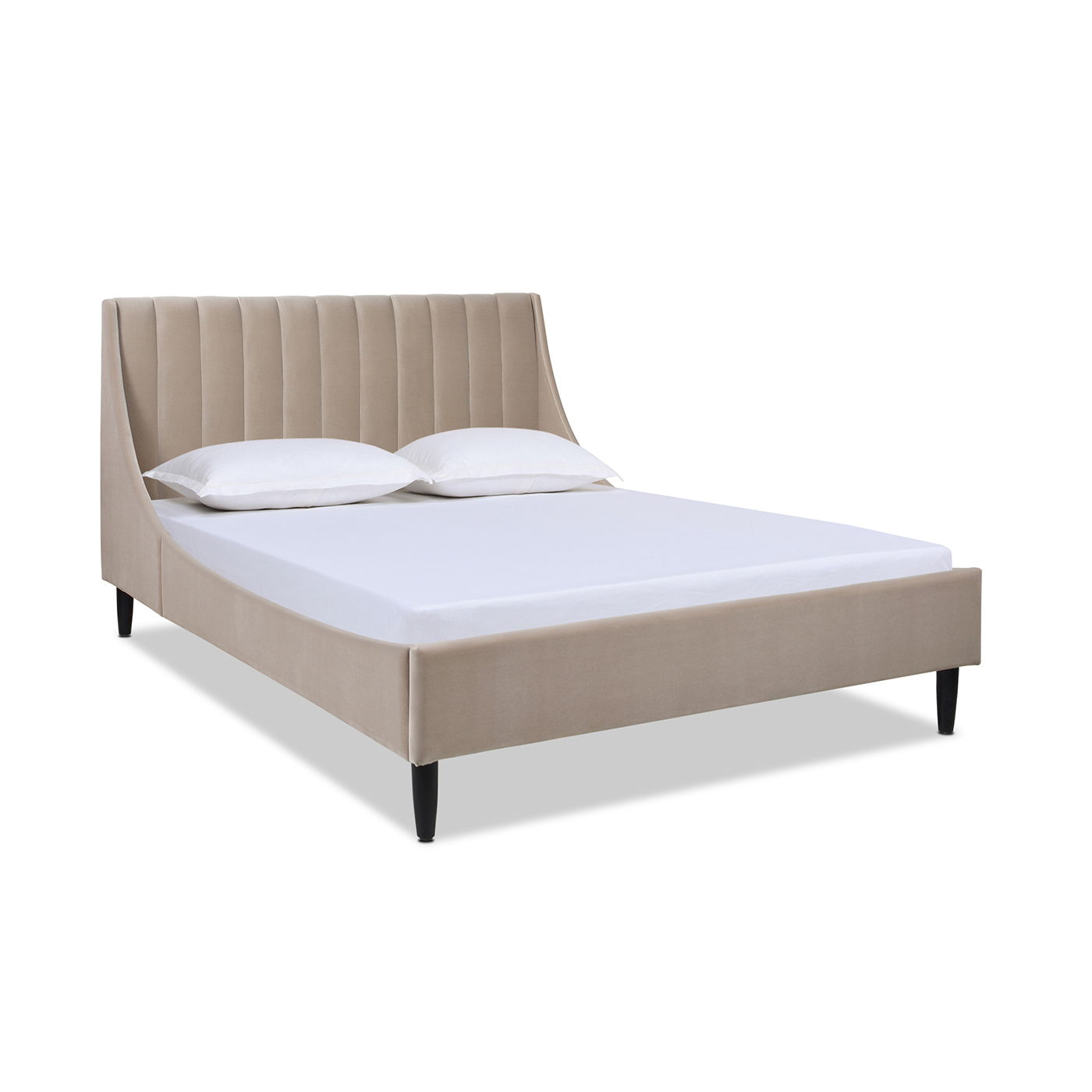 Aspen Vertical Tufted and Modern Platform Bed