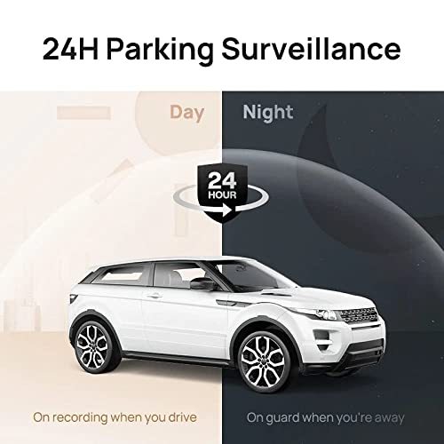 70mai Dash Cam M300, 1296P white SUV, 24H Surveillance on Tampa Home & Garden Store