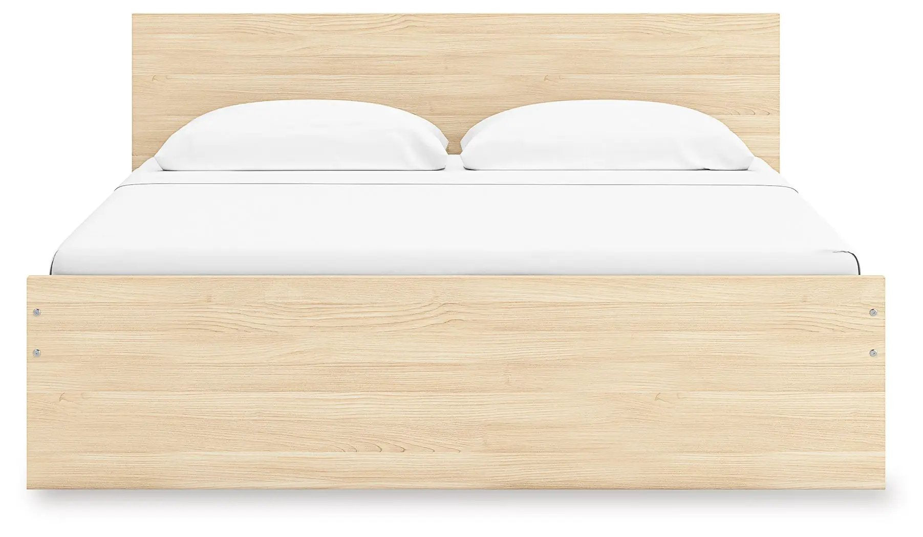Onita panel platform bed natural wood finish by Unique Piece Furniture on Tampa Home & Garden Store