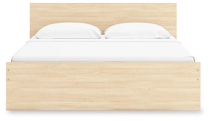 Onita panel platform bed natural wood finish by Unique Piece Furniture on Tampa Home & Garden Store