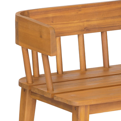 Bramley Outdoor Acacia Wood Bench for Gardens