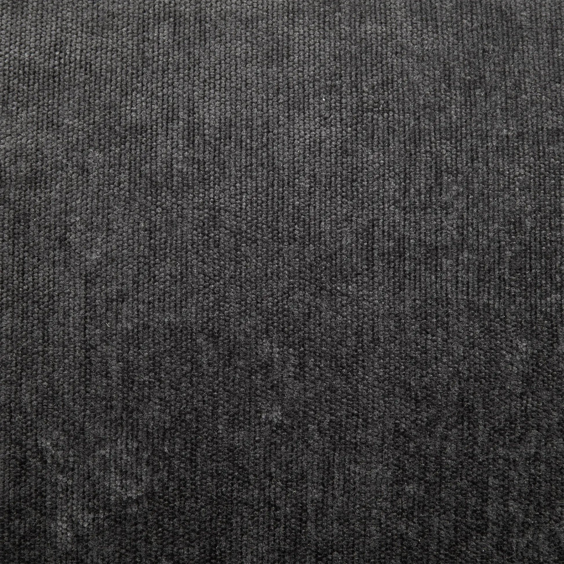 Dark gray loop-pile carpet texture close-up for flooring samples on Tampa Home & Garden Store