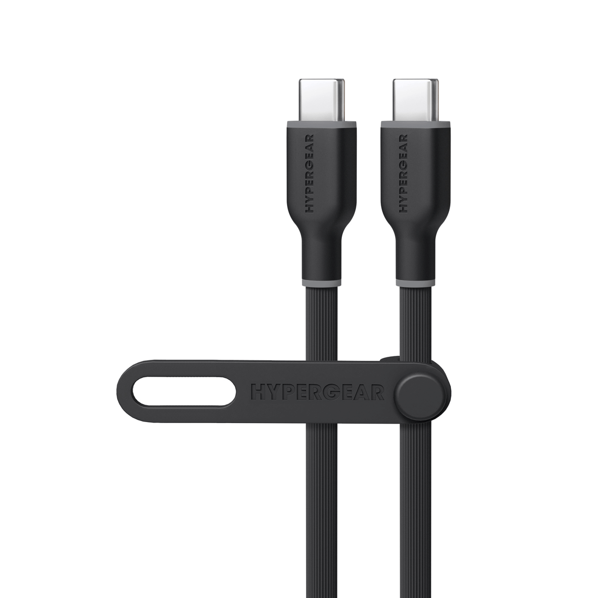 Flexi PRO USB-C to USB-C Cable 10ft, black with HyperGear housings and dual USB-C plugs on Tampa Home & Garden Store