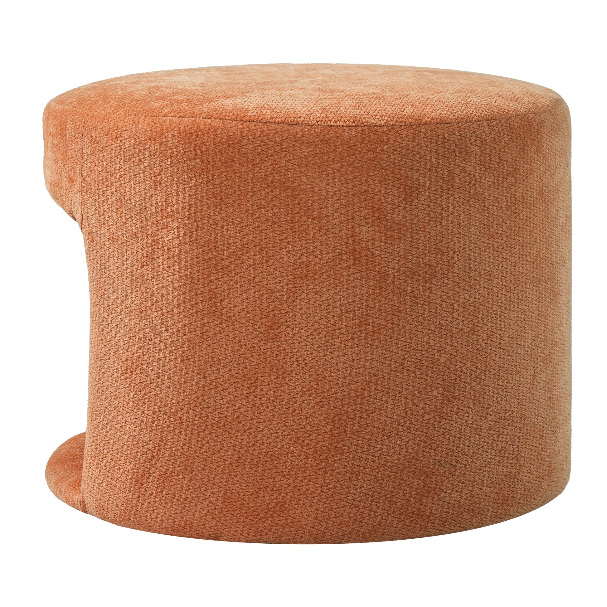 Orange textured ottoman by HouseOfZazla, chair replacement part on Tampa Home & Garden Store