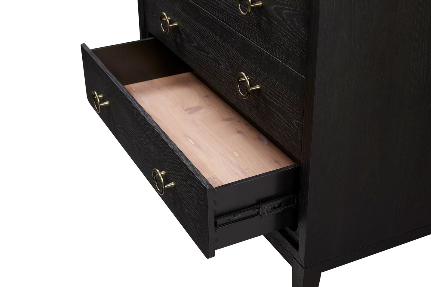 5 Drawer Chest With Solid Wood Elm Veneers