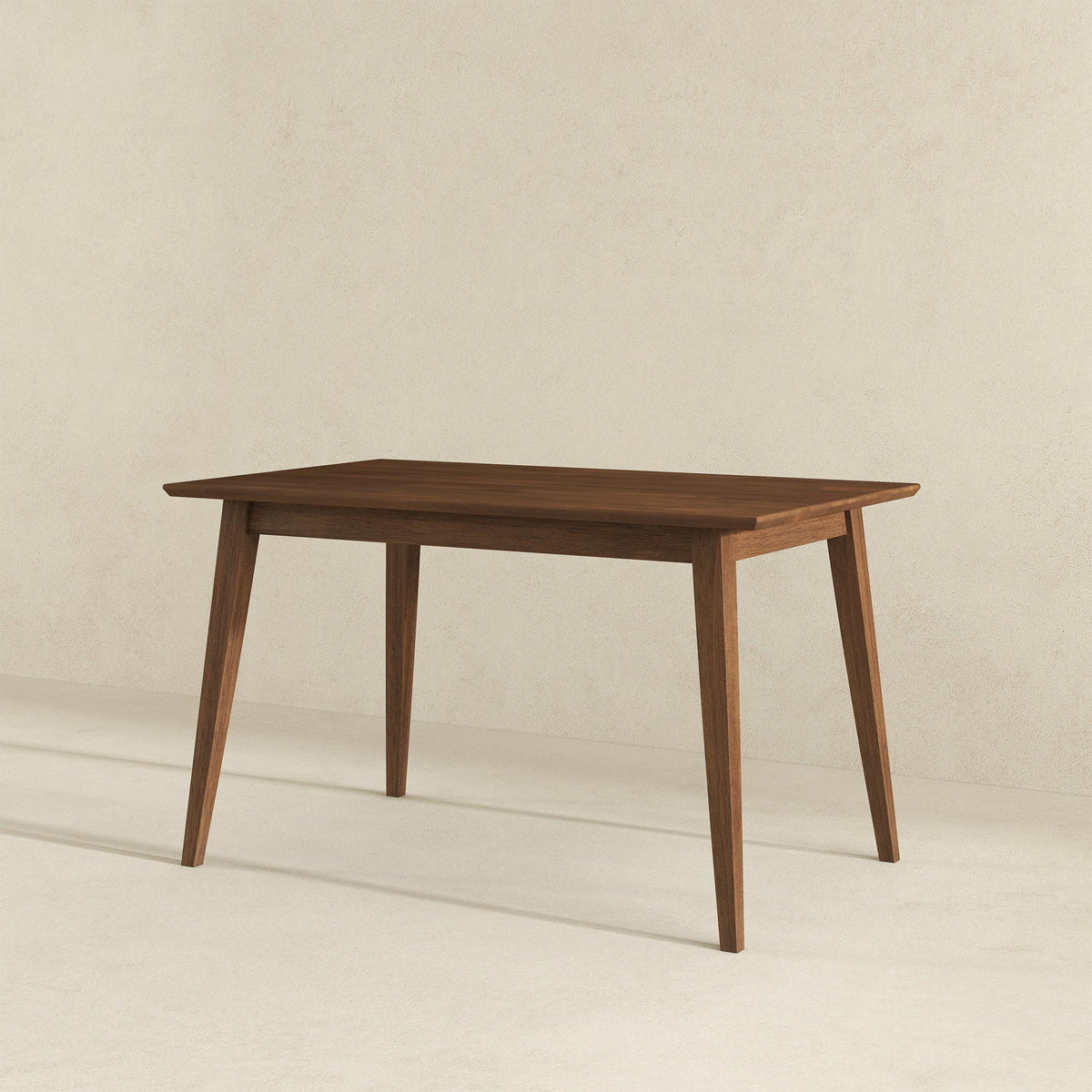 Levi dining table in dark brown wood, modern rectangular design by HouseOfZazla on Tampa Home & Garden Store