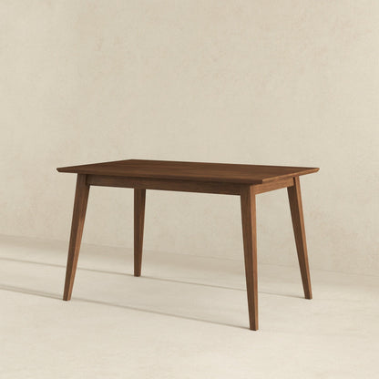 Levi dining table in dark brown wood, modern rectangular design by HouseOfZazla on Tampa Home & Garden Store