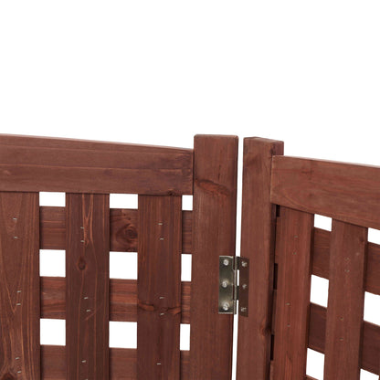 Three Wooden Fences and Outdoor AC Privacy
