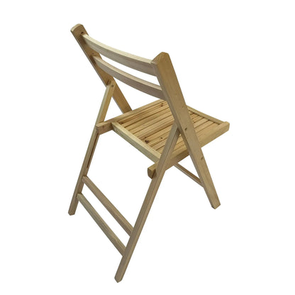 Folding Special Event Chair set of 4 in natural wood by Unique Piece Furniture on Tampa Home & Garden Store