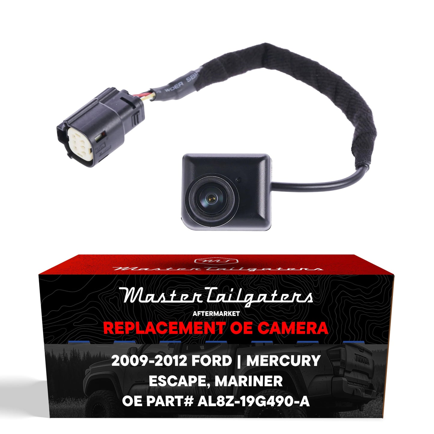 Master Tailgaters backup camera for 2009-2012 Ford Escape & Mercury Mariner, black housing on Tampa Home & Garden Store