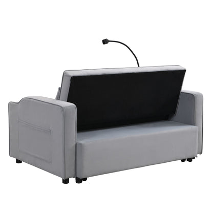 Modern Loveseat Futon Sofa with Pullout Bed