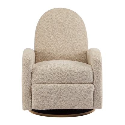 360 Swivel and Glider Recliner Chair in Almond
