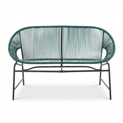 Nusa Outdoor and 3 Piece Teal Wicker Set
