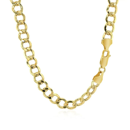 6.2mm 14k yellow gold curb chain necklace by Bids.com on Tampa Home & Garden Store