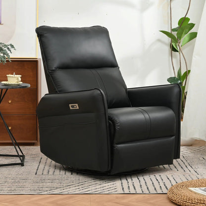 270 Degree Power Swivel Rocker Recliner With USB
