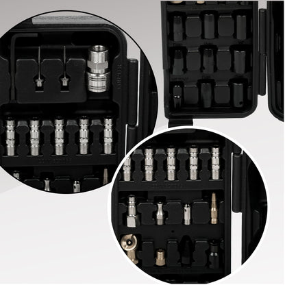 71-piece HouseOfZazla air tool and accessories kit in black/silver storage case on Tampa Home & Garden Store