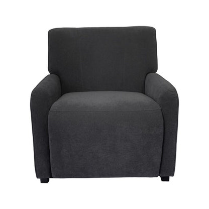 Stylish Gray Manual Recliner Accent Chair