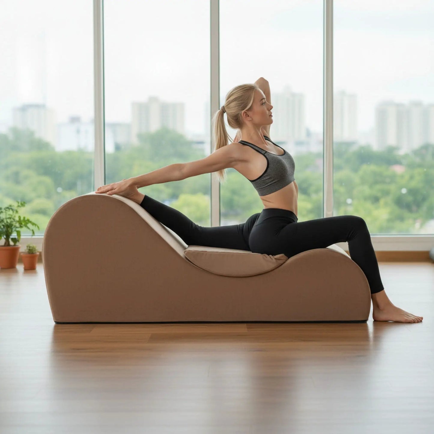 Solace Chaise Lounge Chair with Ergonomic Foam