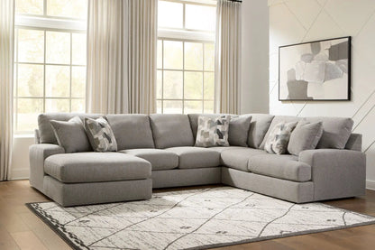 Lindon Sectional Nuvella Upholstery Cushions