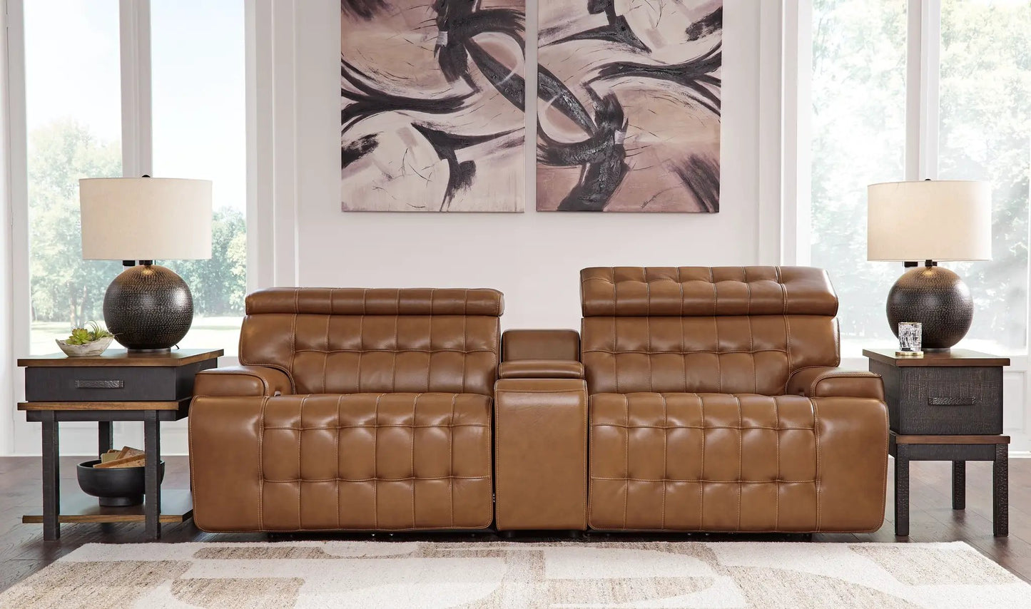 Temmpton Power Reclining Sectional Sofa Elite
