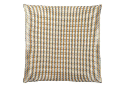 Square decorative throw pillow with insert included, brown and gray striped pattern on Tampa Home & Garden Store