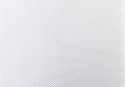 Office chair white perforated mesh upholstery close-up on Tampa Home & Garden Store