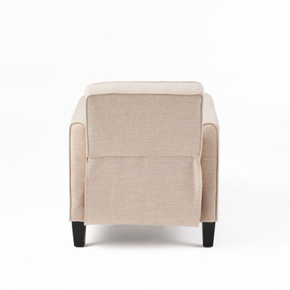 Upholstered Push Back Recliner Chair and Lounge