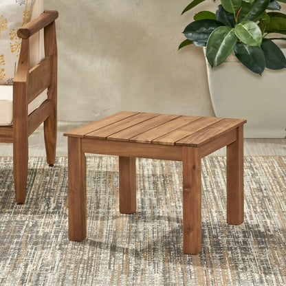 Halcyon Outdoor Side Table and Slat Design