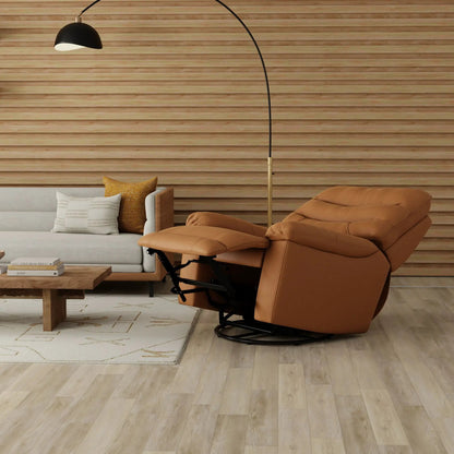 Oslo Antelope Swivel Glider Recliner Footrest
