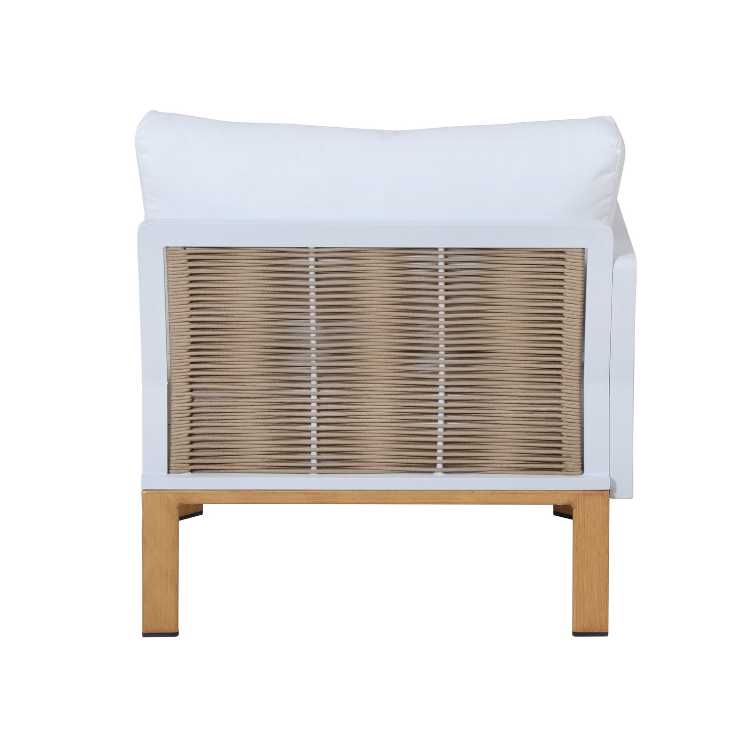 Vine White 4 Piece Outdoor Conversation Set
