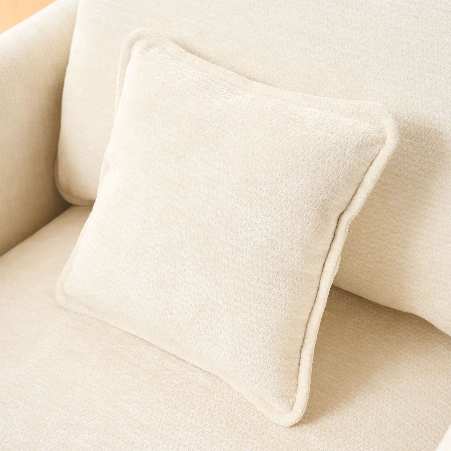 Modern Reading Armchair with Cozy Cushioned Back
