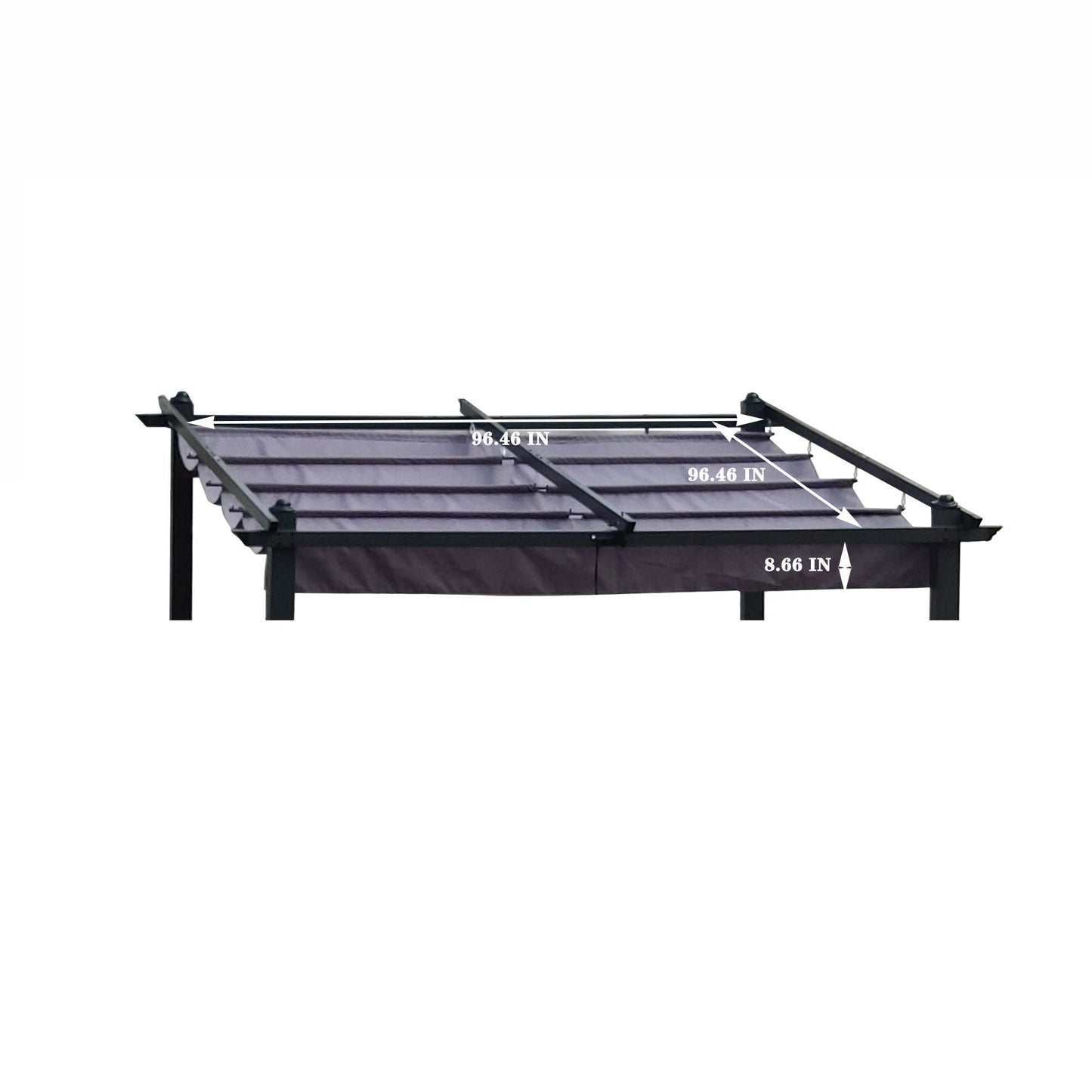 Replacement Pergola Canopy Top Cover Fabric