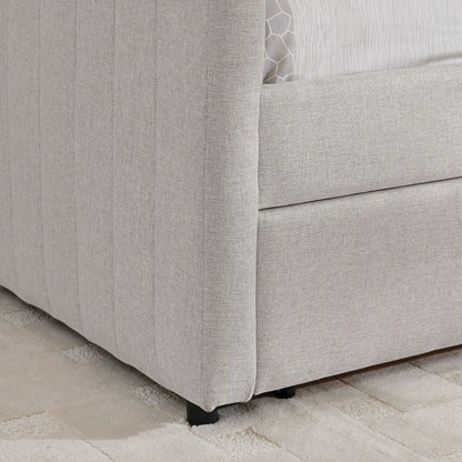 Upholstered Queen Daybed with 2 Drawers