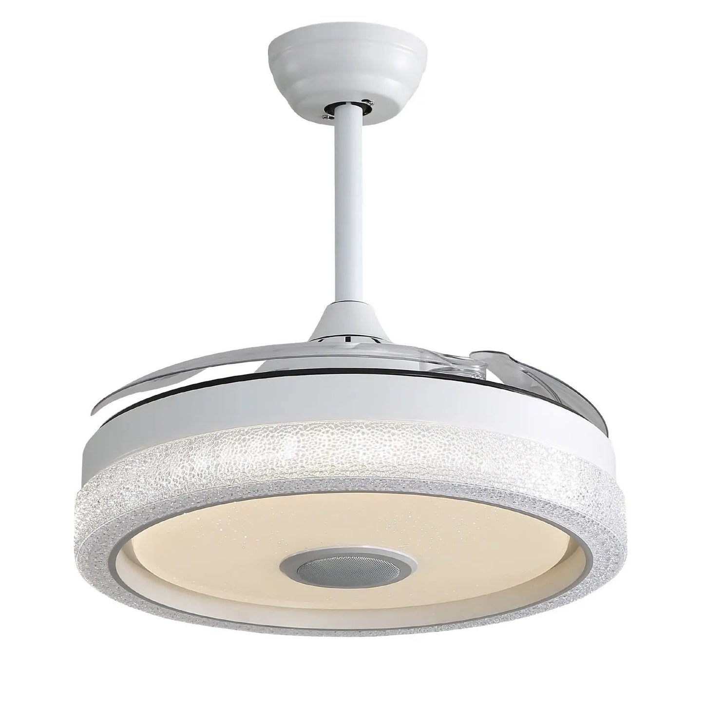 Ceiling fan white with 3 blades, 36W LED light and remote control on Tampa Home & Garden Store