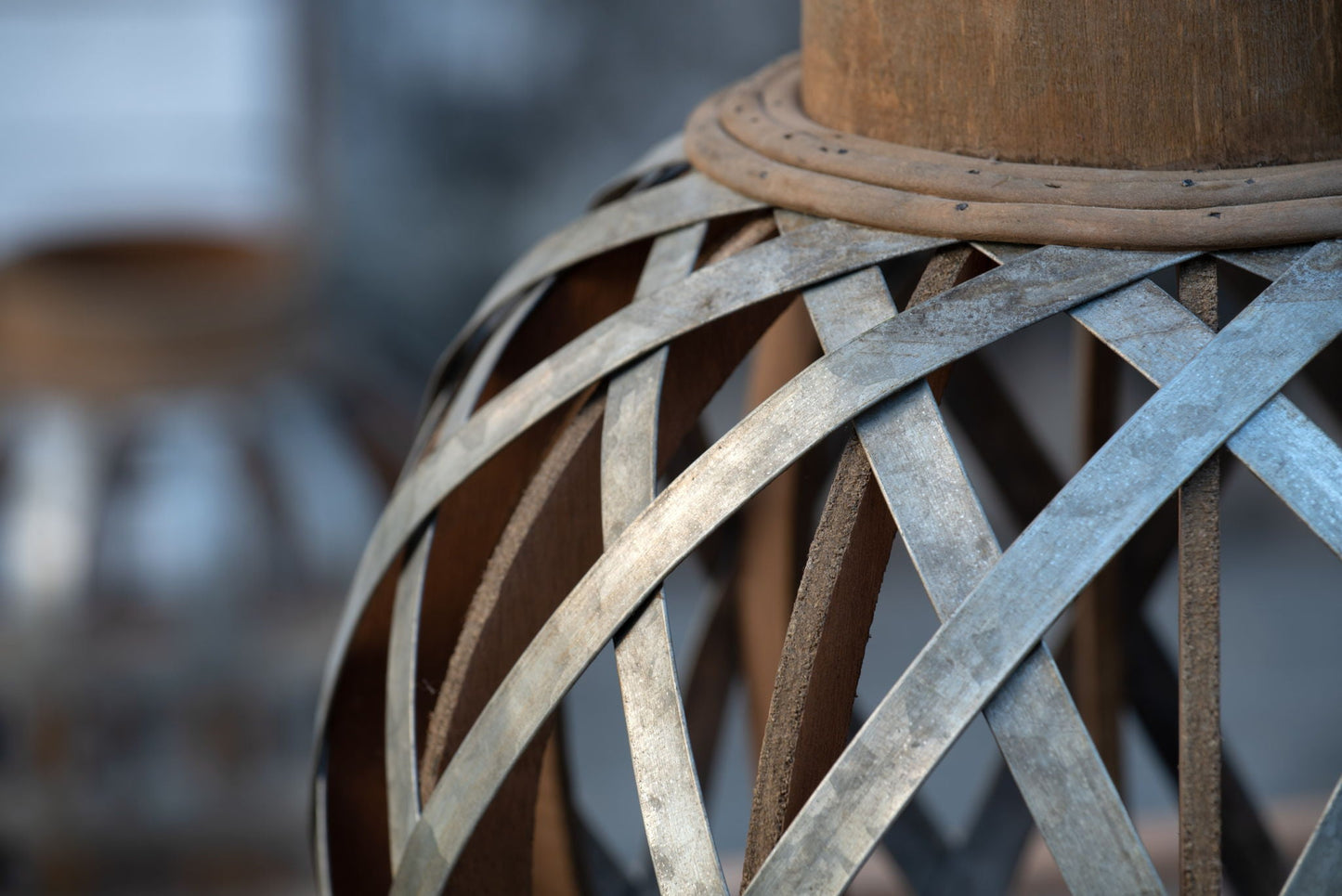 Vintage Glass Lantern For Indoor and Outdoor