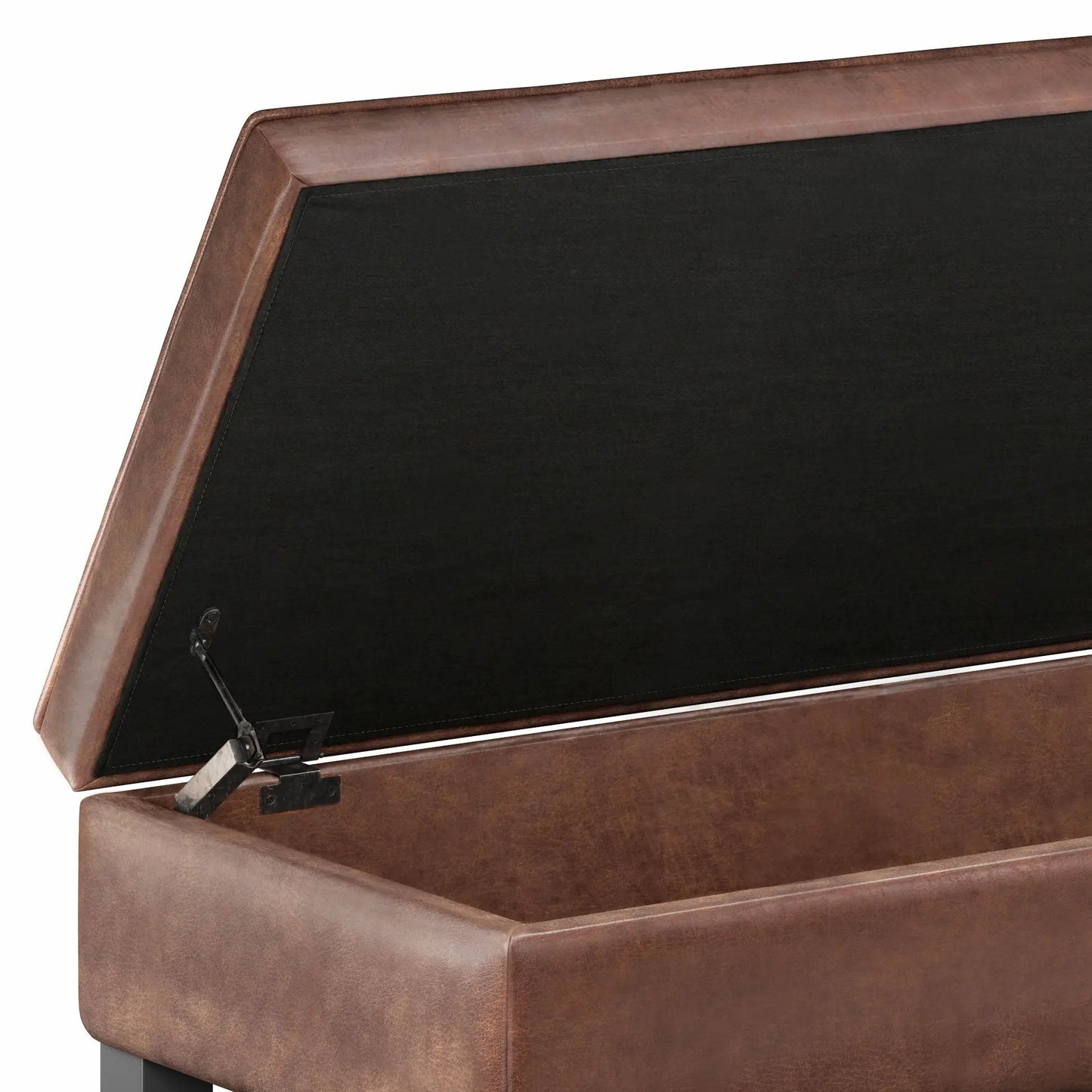 Cosmopolitan Storage Ottoman Bench Open Bottom