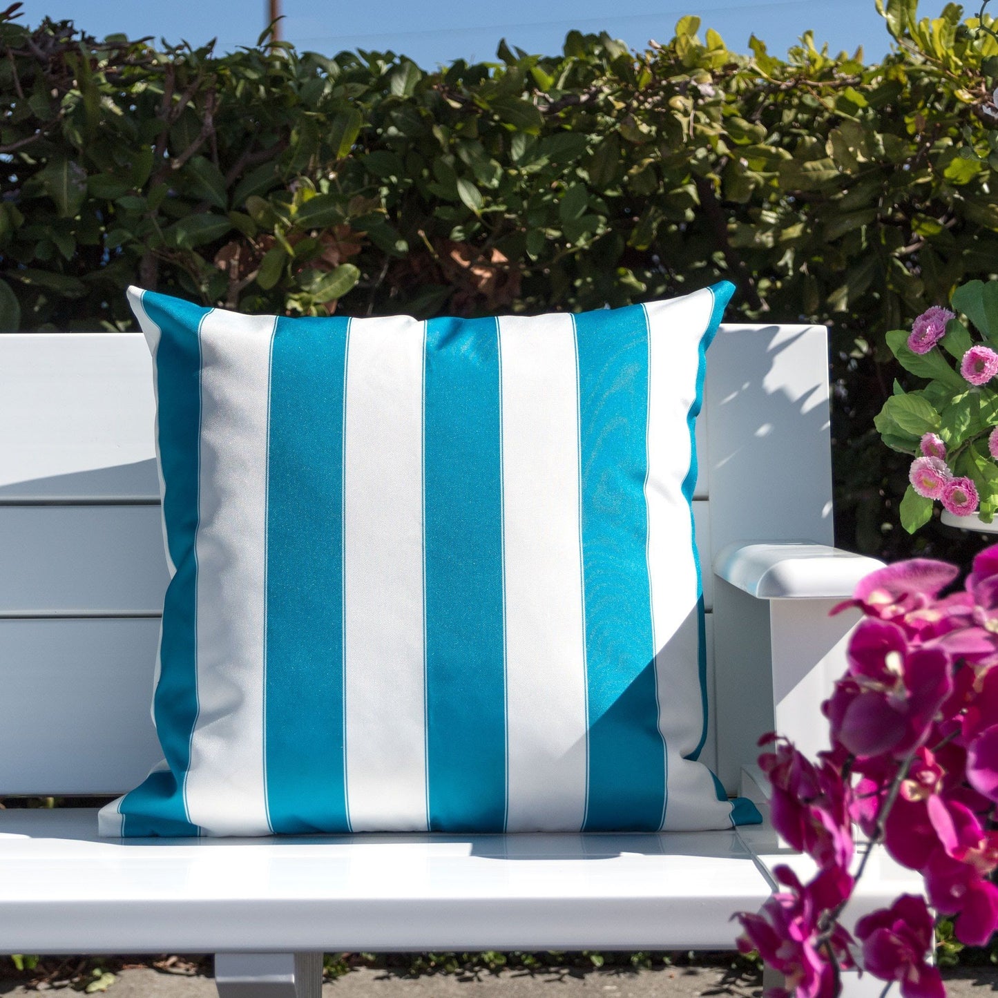 Horizon Stripe Pillow For Indoor And Outdoor Use