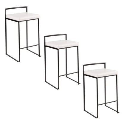 Fuji Contemporary Stackable Counter Stool