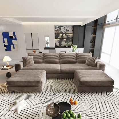 Modern Deep Seat Upholstered Sofa and Couch