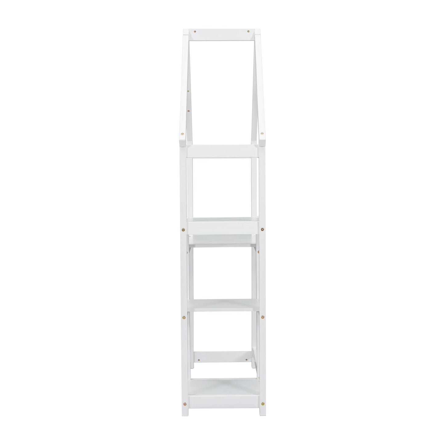 House-shaped Wooden writing Desk,Kids study Table,Bookshelf & Toy Storage,White - Tampa Home & Garden Store