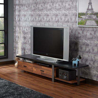 Elling TV Stand Walnut/Black by Unique Piece Furniture, modern entertainment console on Tampa Home & Garden Store