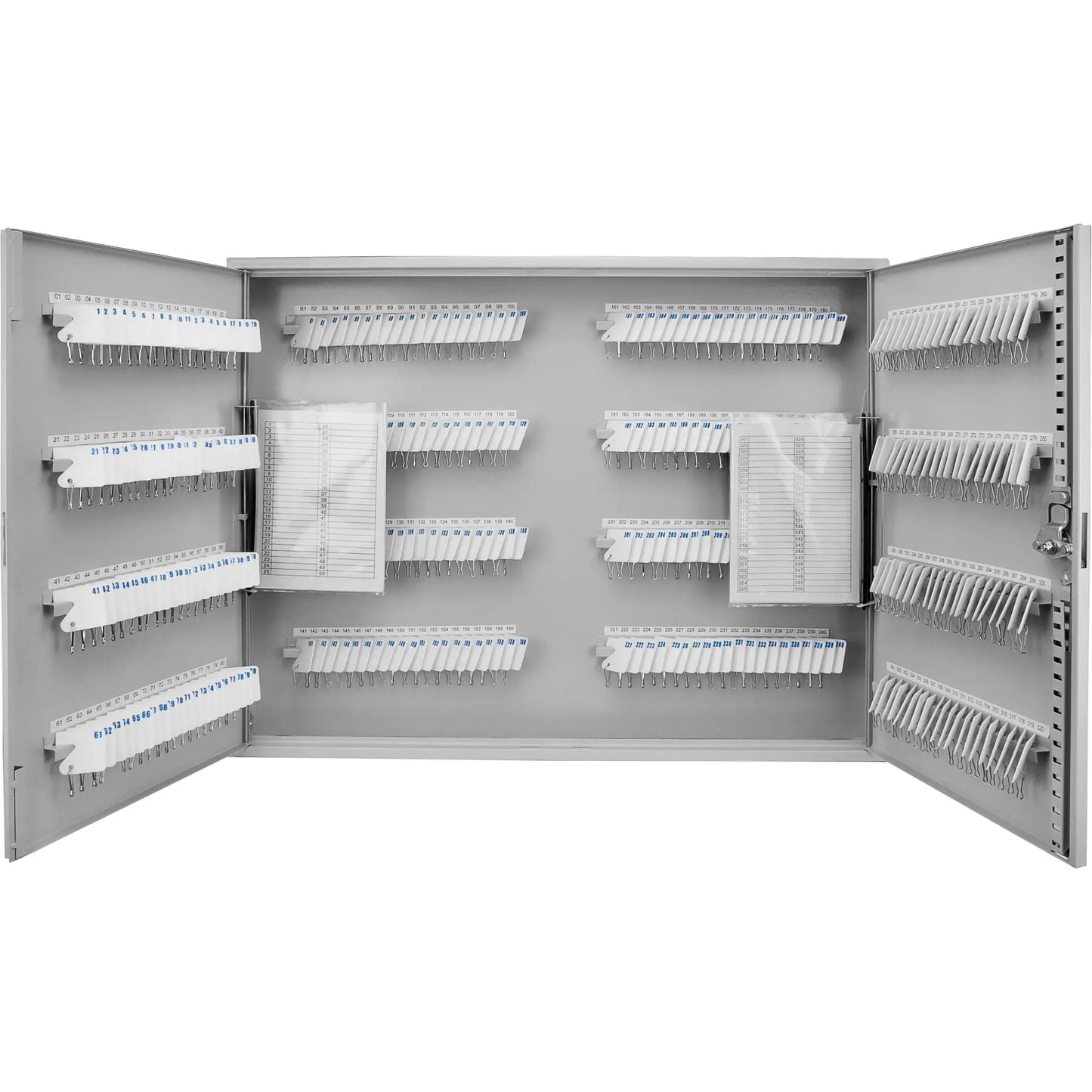 Adjustable Key Cabinet With Lock, gray metal wall storage organizer, Unique Piece Furniture on Tampa Home & Garden Store
