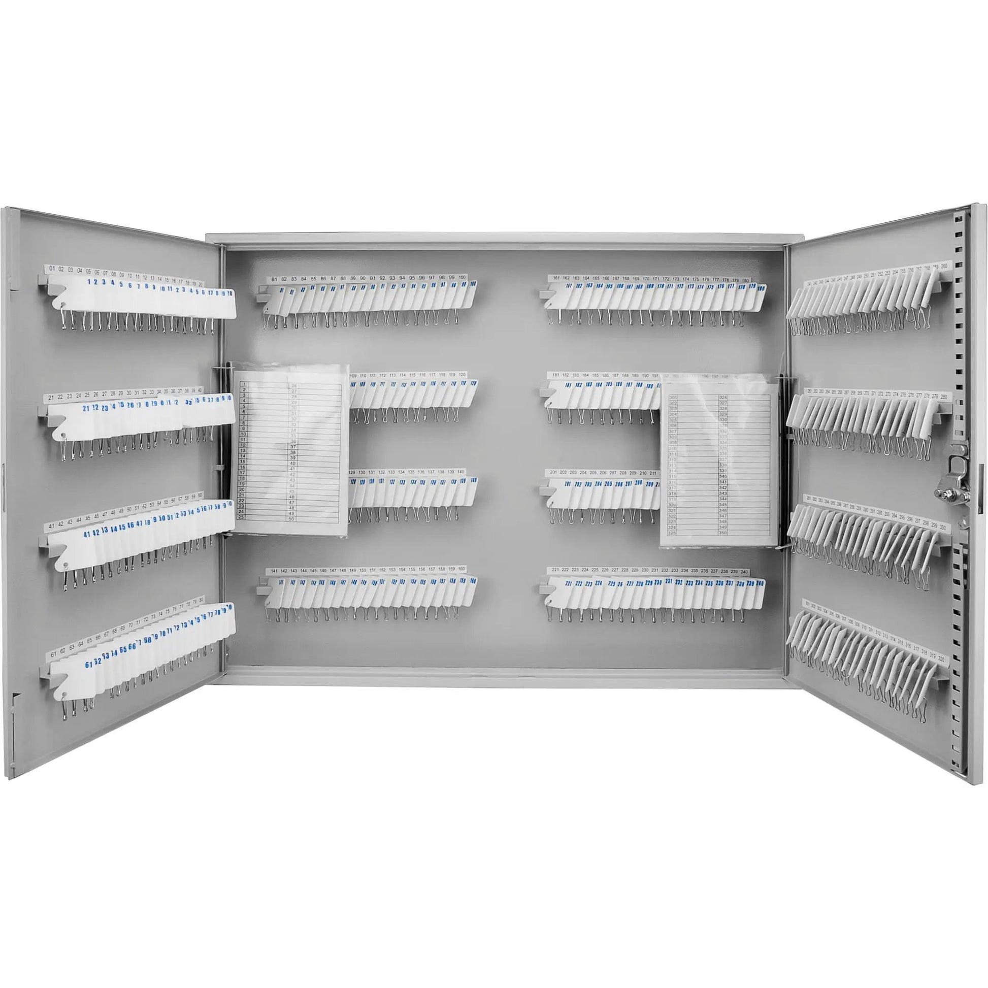 Adjustable Key Cabinet With Lock, gray metal wall storage organizer, Unique Piece Furniture on Tampa Home & Garden Store