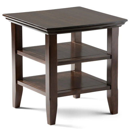Acadian Handcrafted End Table Solid Wood