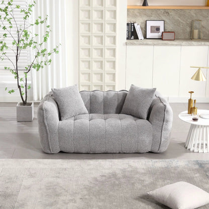 Cozy Beanbag Chair With Resilient Foam Core For 2