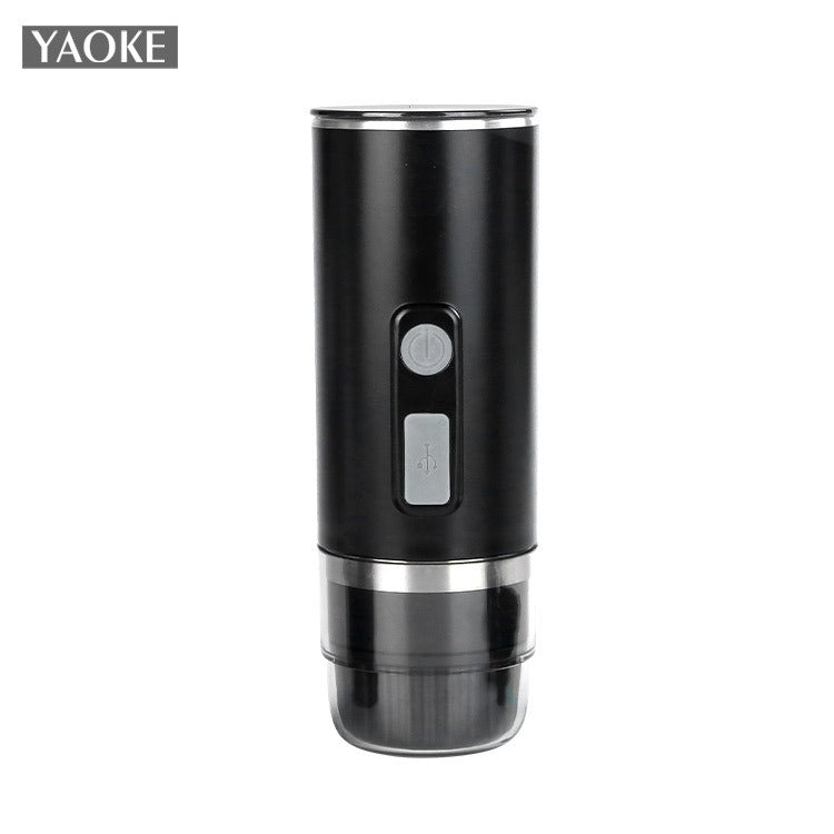 Yaoke portable fully automatic Italian espresso capsule coffee machine large and small capsule coffee powder universal - Tampa Home & Garden Store