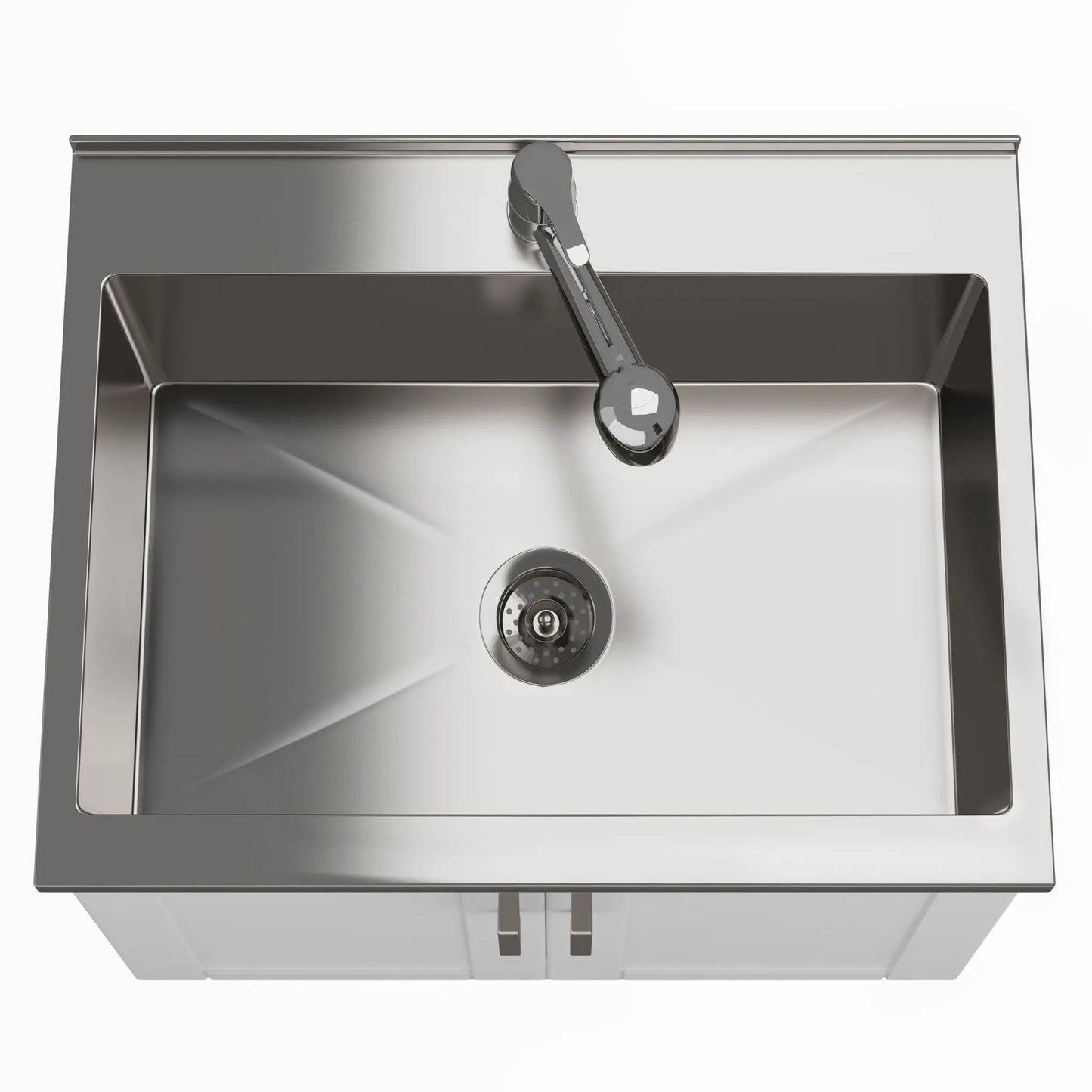 Kyle laundry vanity with stainless steel sink and chrome faucet, Unique Piece Furniture on Tampa Home & Garden Store